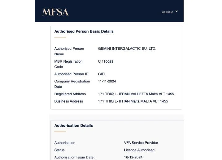 Winklevoss twins’ Gemini exchange selects Malta as Europe MiCA hub