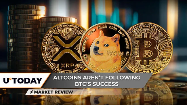 XRP Not Allowed Above $0.6, Dogecoin (DOGE) On Verge of Performing Vital Breakthrough, Bitcoin (BTC) Breaks 220-Day Downtrend