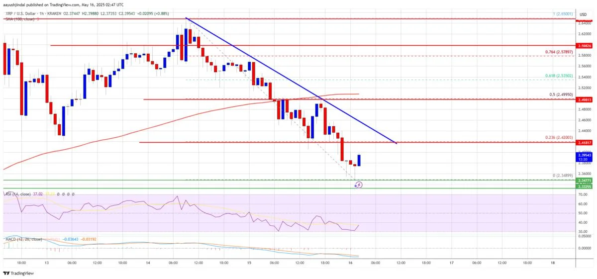 XRP Price Sinks Lower, But Chart Whisperers See a Trap for The Bears