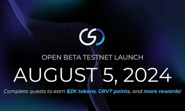 ZKsync-Powered GRVT Launches Open Beta on August 5 with 2.5M Waitlist Testers